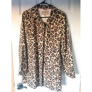 Banana Republic Leopard Print Jacket